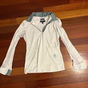 Essex Classics White Showing Shirt NWOT Equestrian